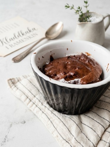 Airfryer kladdkaka med lava gömma (2st)