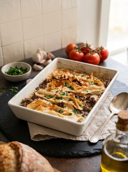 Mager köttfärs-lasagne
