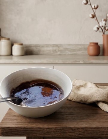 Salted caramel protein-semolina