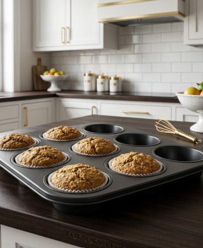 Ugnsbakade Äggvitemuffins (6&nbsp;st)