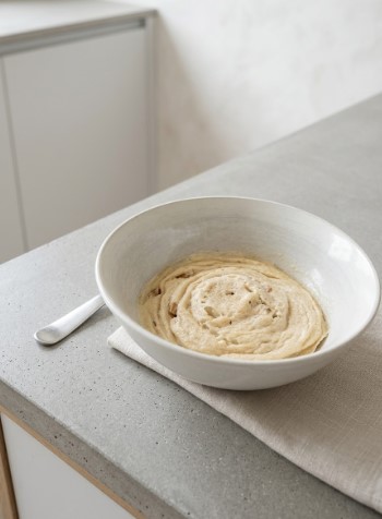 Varm äppelpajspudding